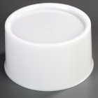 Carlisle 221102 Polyethylene Round Non-Insulated Beverage Dispenser Base (only) - White - for 3 & 5 Gal. Bowls