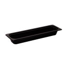 Cambro 22LPHP110 H-Pan High Heat Food Pan 2-1/2" Deep - 1/2 Size Long - Black - 6/Case