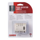 Cambro 23SL StoreSafe Food Rotation Labels - 2x3" - 100/Roll - 20 Rolls/Case