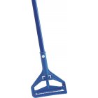 Carlisle 36937500 60" Quick-Change Mop Handle - Plastic/Fiberglass, Blue,12ea/cs