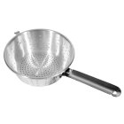 Town 37908H Aluminum Utility Strainer with 8" dia. x 3" Deep Perforated Bowl, Hook and Straight Handle