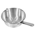 Town 37910H Aluminum Utility Strainer with 10" dia. x 3-3/4" Deep Perforated Bowl, Hook and Straight Handle