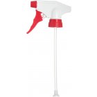Carlisle 381700 Adjustable Nozzle Trigger Sprayer - White / Red - for use with 381613 Oil Bottle - 12/Case