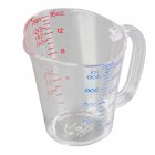 Carlisle 4314207 Polycarbonate Nestable Liquid Measuring Cup with Pour Spout - 2 cups (1 pint) - Clear