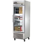 True TS-23FG-HC~FDG01 1-Section Right Hinged 1 Glass Door Reach-In Freezer 27" - 115v