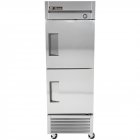 True T-23F-2-HC 1-Section Right Hinged 2 Solid Half Door Reach-In Freezer 27" - 115v