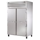 True STR2DT-2S Spec Series 2-Section 2 Solid Door Dual Temp Reach-In Refrigerator / Freezer 52" - 56 cu. ft. - 115v