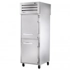 True STA1RPT-2HS-1G-HC Spec Series 1-Section 2 Solid Half Door Front / 1 Glass Door Rear Pass-Thru Refrigerator 27" - 31 cu. ft. - 115v