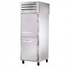 True STA1RPT-2HS-1S-HC Spec Series 1-Section 2 Solid Half Door Front / 1 Solid Door Rear Pass-Thru Refrigerator 27" - 31 cu. ft. - 115v