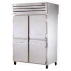 True STG2RPT-4HS-2S-HC Spec Series 2-Section Solid Half Door Front / Solid Full Door Rear Pass-Thru Refrigerator 52" - 115v