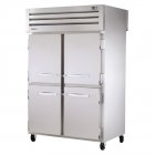 True STA2RPT-4HS-2S-HC Spec Series 2-Section 4 Solid Half Door Front / 2 Solid Door Rear Pass-Thru Refrigerator 52" - 56 cu. ft. - 115v
