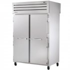 True STG2RPT-2S-2G-HC Spec Series 2-Section Solid Door Front / Glass Door Rear Pass-Thru Refrigerator 52" - 115v