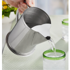 Vollrath 46402 64 oz. Stainless Steel Water Pitcher with Ice Guard - 6ea/Case