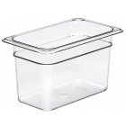 Cambro 24CW135 Cambro Food Pan 1/2 Size 4" Deep Clear