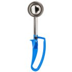Vollrath 47374 Jacob's Pride Extended Length Disher with Blue Squeeze Handle 2 oz. - Size 18 - 12/Case