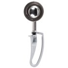 Vollrath 47391 Jacob's Pride Standard Length Disher with Gray Squeeze Handle 3.7 oz. - Size 8