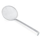 Vollrath 47718 Heavy-Duty One-Piece Stainless Steel Wire Mesh Round Skimmer 8" dia. Blade with 14" Long Hooked Handle