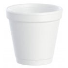 Dart Solo 4J4 J Cup Insulated White Foam Cup 4 oz. - 1000/Case