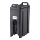 Cambro 500LCD110 Camtainer Insulated Beverage Dispenser 5 Gal. - Black