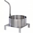 Gold Medal 5108 Lift-Off Funnel Cake Mold Ring with Extended Platform 8" dia. - for Ribbon Element Fryers