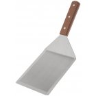 Browne 574318 Extra-Weight Stiff Stainless Steel Solid Turner with 5"L x 6"W Blade & Hardwood Handle 13" OAL