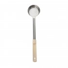 Browne 5757430 Color-Coded One-Piece Stainless Steel Solid Round Food Portioner with Beige Plastic Handle 3 oz.