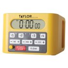 Taylor 5839N Yellow 10 Hour 4 Event Loud Digital Timer - 2/Case