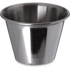 Carlisle 602500 Classic Stainless Steel Round Sauce Cup 2-1/2 oz. - 144/Case