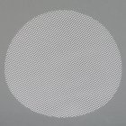 Clearance American Metalcraft 628 Perforated Round Plastic Liner for Serving Trays 14" dia. - Clear