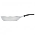 Vollrath 67908 Wear-Ever Fry Pan with Natural Finish and TriVent Silicone Handle 8"