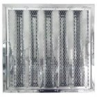 Kason 6796016160200S Stainless Steel Hood Grease Baffle Filter with Spark Arrestor Screen 16"H x 16"W