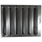 Kason 67960162002 Stainless Steel Hood Grease Baffle Filter 16"H x 20"W