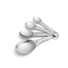 TableCraft 721 4 Piece Measuring Spoon Set, Stainless Steel