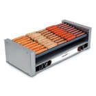 Nemco 8045SXW-SLT Roll-A-Grill Slant-Top Hot Dog Roller Grill with GripsIt Non-Stick Coating - Holds 45 Dogs - 120v