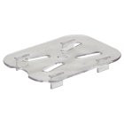Cambro 80CWD135 Camwear Food Pan Drain Shelf - 1/8 Size - Clear - 6/Case