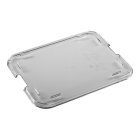 Cambro 853FCWC135 Camwear Tray-on-Tray Meal Delivery System Plastic Lid for 853FCW Insert Tray 8-13/16"L x 6-3/4"W x 1/4"D - Clear - 24/Case