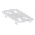 Cambro 90PPD190 Polypropylene Food Pan Drain Tray - 1/9 Size - Translucent