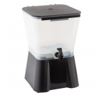 TableCraft 953 3 gal Beverage Dispenser - Plastic Container, Black Base