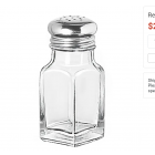 Libbey 97052 2 oz Salt/Pepper Shaker - Glass, 4 1/8"H