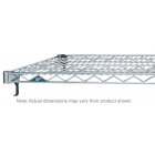 Metro A1848NS Super Adjustable Super Erecta Polished Stainless Steel Industrial Wire Shelf 48" x 18"