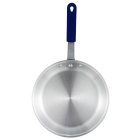 Winco AFP-10A-H Gladiator Aluminum Fry Pan with Blue Silicone Riveted Handle 10"