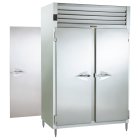 Traulsen AHF232WP-FHS Spec-Line 2-Section 2 Solid Door Reach-In Pass-Thru Heated Holding Cabinet 58" - 53.38 cu. ft.
