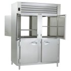 Traulsen AHF232WP-HHS Spec-Line 2-Section 4 Solid Half Door Reach-In Pass-Thru Heated Holding Cabinet 58" - 53.38 cu. ft.