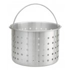 Winco ALSB-40 Aluminum Stock Pot Steamer Basket with Bail Handle 40 qt.