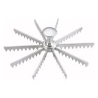 Winco APM-10 Cast Aluminum 10-Cut Pie and Cake Marker - 48/Case