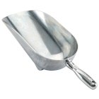Winco AS-85 Aluminum Scoop with Stabilizing Feet 85 oz. - 24/Case