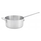 Winco ASP-10 Aluminum Tapered Sauce Pan 10 qt.