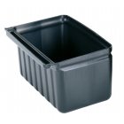 Cambro BC331KDSH110 KD Service Cart Silverware Holder 2-1/2 gal. - Black