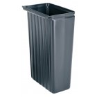 Cambro BC331KDTC110 KD Service Cart Trash Container 8 gal. - Black