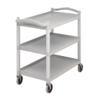 Cambro BC340KD480 3 Level Polymer Utility Cart w/ 400 lb Capacity, Raised Ledges